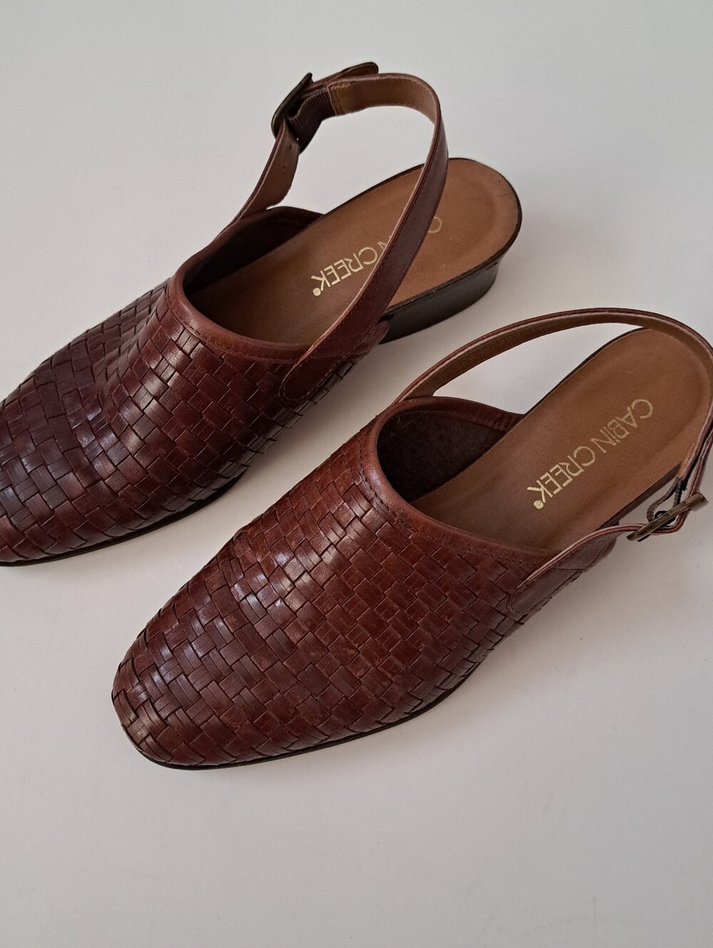 Cabin Creek Leather Slingback 7.5